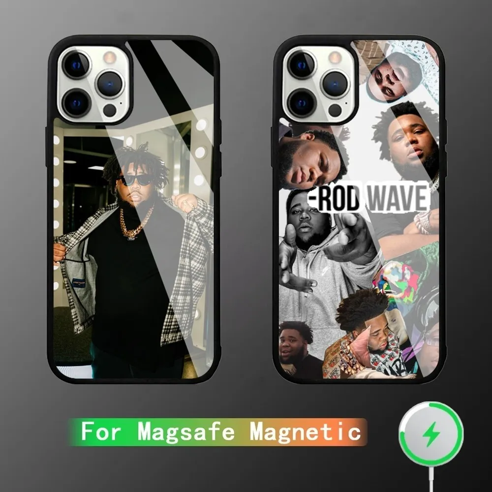 Rapper R-Rod W-Wave Phone Case For Magesafe Magnetic Wireless Charge Case For iPhone 11,12,13,14,15,Pro Max Plus Mini