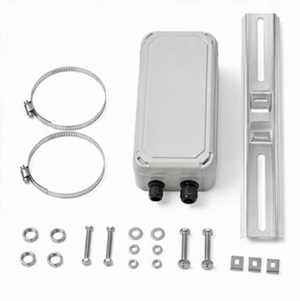 Bracket Clamp Adjustable Pole Outdoor Enclosure Mounting Brackets for Electrical with
