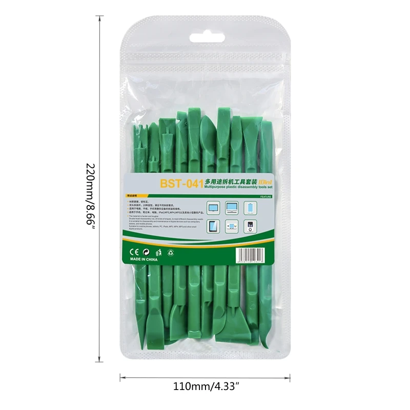 10 Trong 1 2 Đầu Nhựa Bật Nắp Dụng Cụ Mở Spudger Cho Điện Thoại Máy Tính Laptop Máy Tính Lắp Ráp Tháo Lắp Dụng Cụ Sửa Chữa 10x a0KF