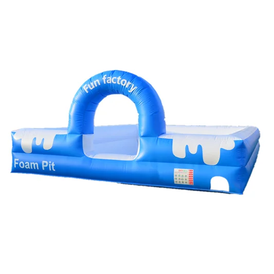 

Outdoor Inflatable PVC Foam Castle And Soap Pool For Kids With Blower And Repair Kits For Parties