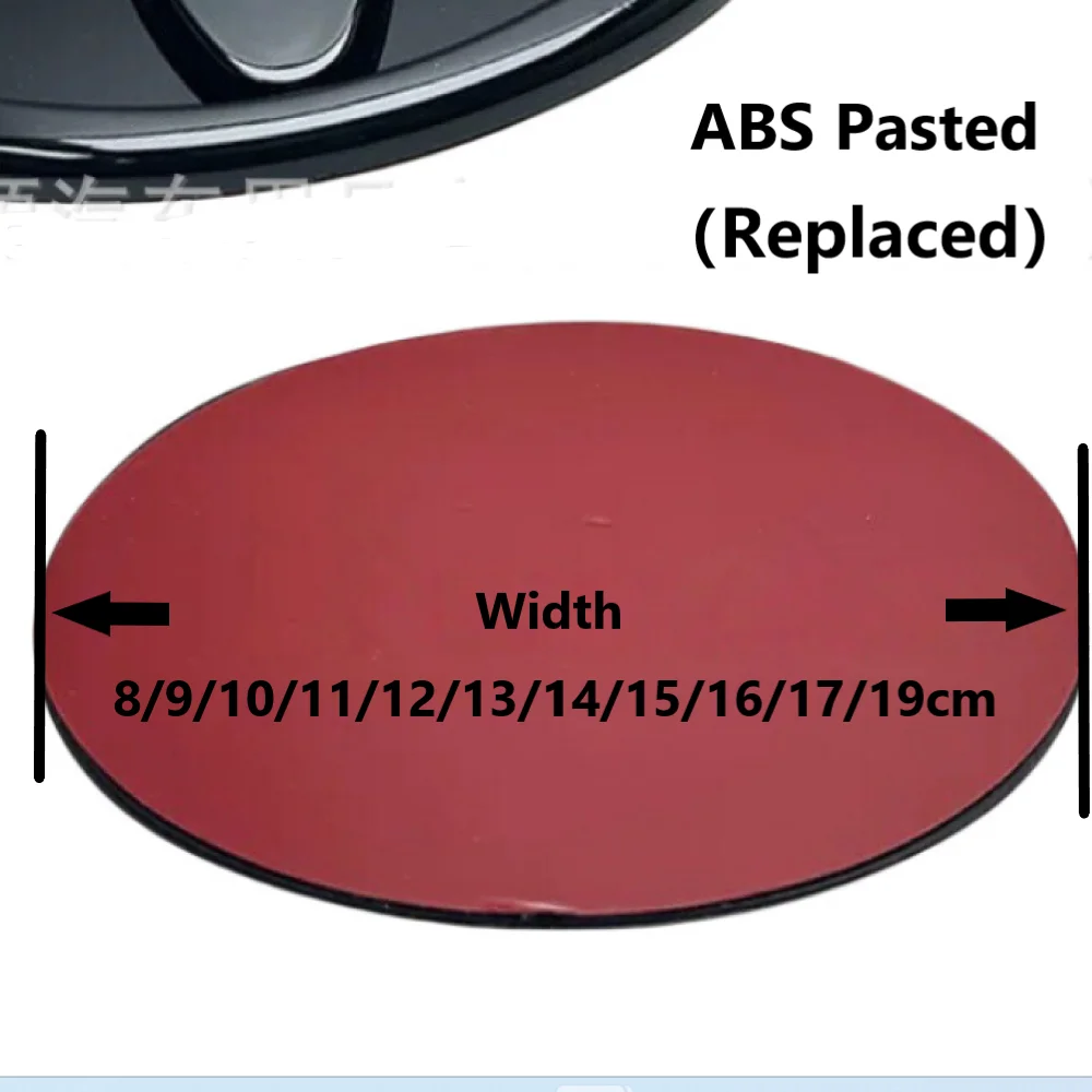 Pasted ABS Flat Badge Sticker for COROLLA RAV 4 CAMRY LANDCRUSER SIENNA YARLS VIOS Replaced Front Grille or Rear Trunk Sticker