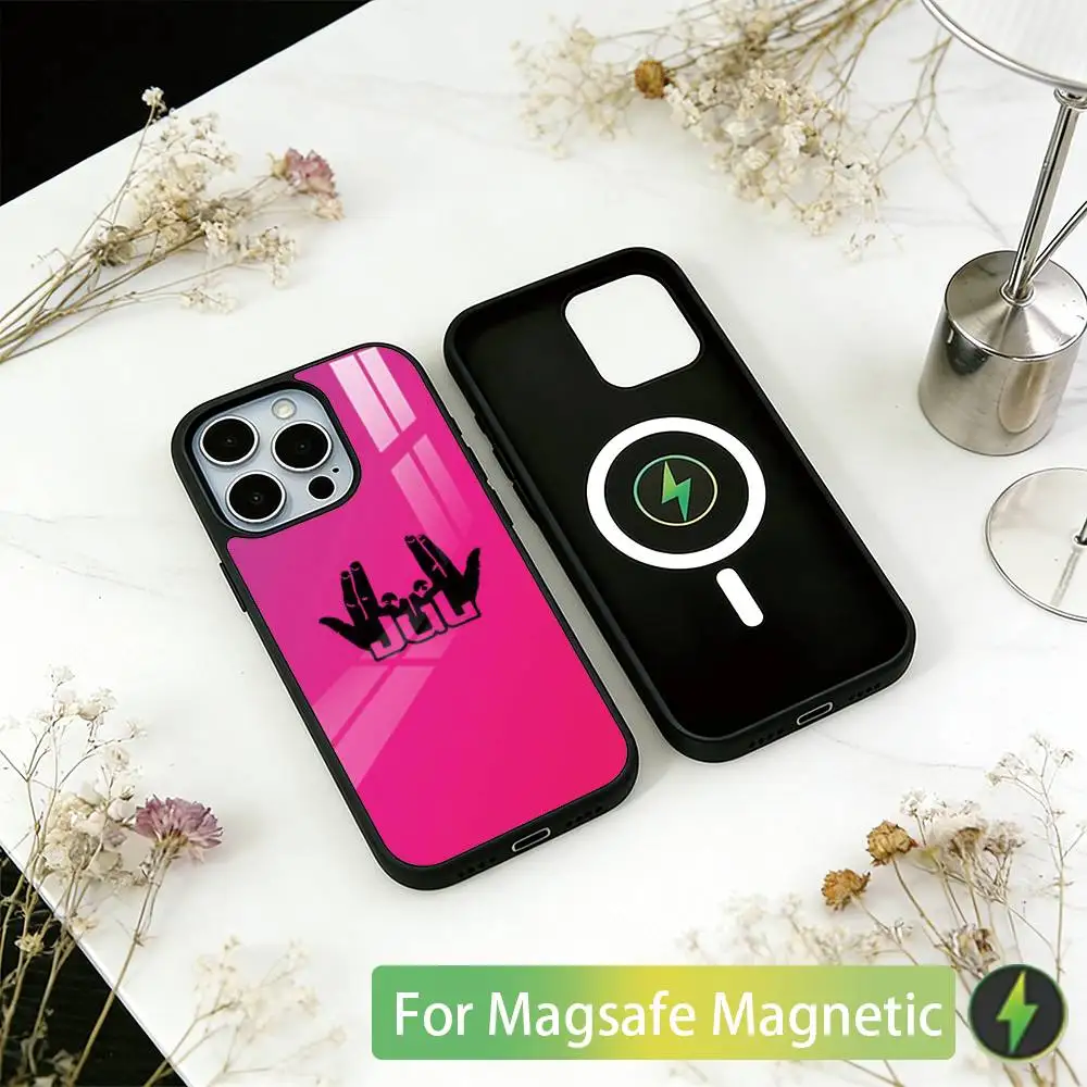 Rapper J-JuL Phone Case For iPhone17,16,15,14,13,12,11 Plus,Pro Magnetic with Magsafe Wireless Charging