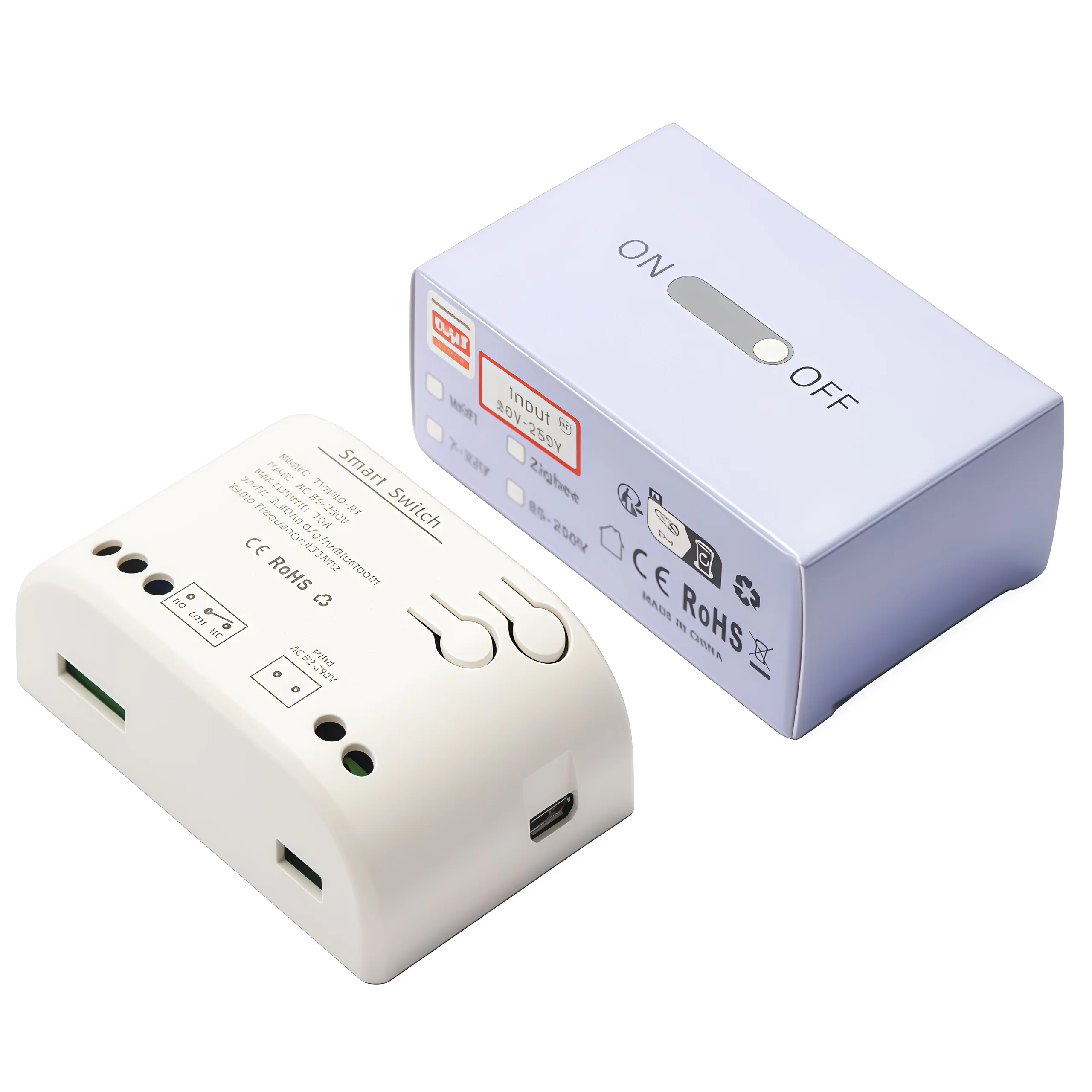 Tuya WiFi Smart Curtain Switch Module Mini Design for Rocker Reset Switch App Remote Control Work With Alexa Google Home