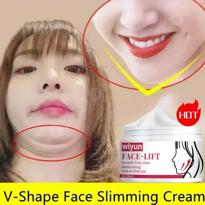 

V-Shape Firming Face-lift Slimming Cream Removal Masseter Muscle Double Chin Face Fat Burning Anti-aging Products New