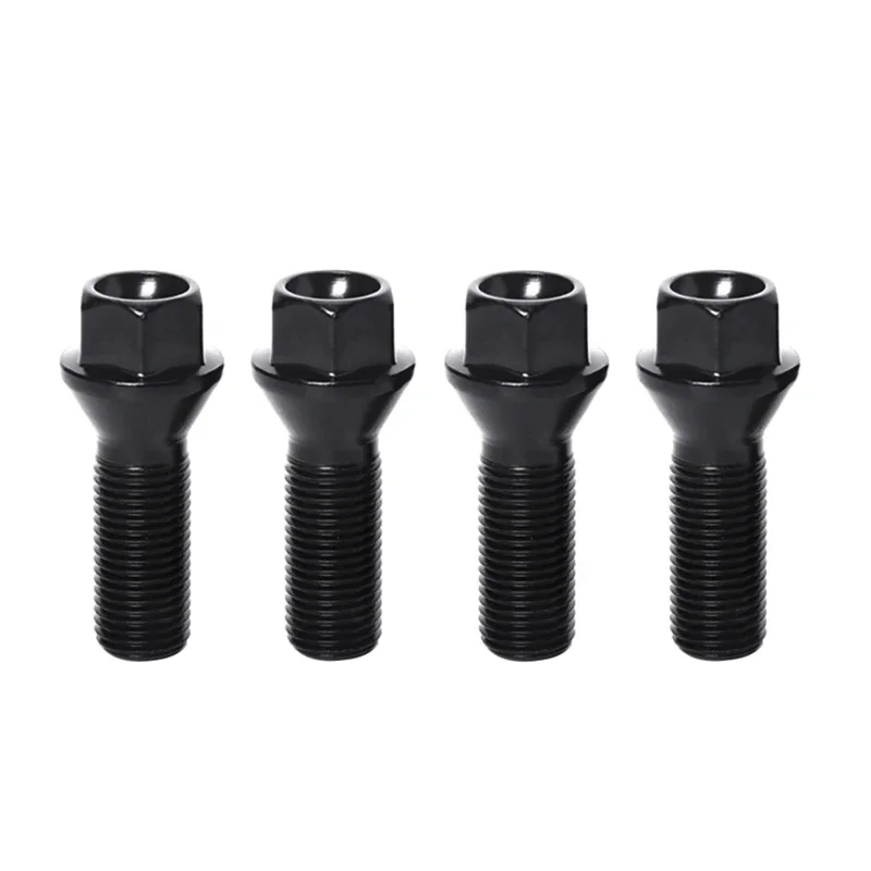 

Car Wheel Lugs Bolts For BMW F10 F11 F30 F32 E60 E90 G30 Nuts Stud Screws M12 x 1.5 M14 x 1.5 M14 x 1.25 Black Metal Screw Nut