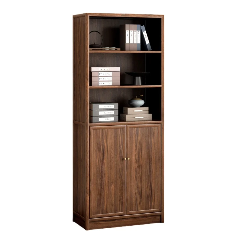 

Китайская книжная полка из цельного дерева, простая антикварная витрина для прихожей в стиле дзен, кабинетная мебель