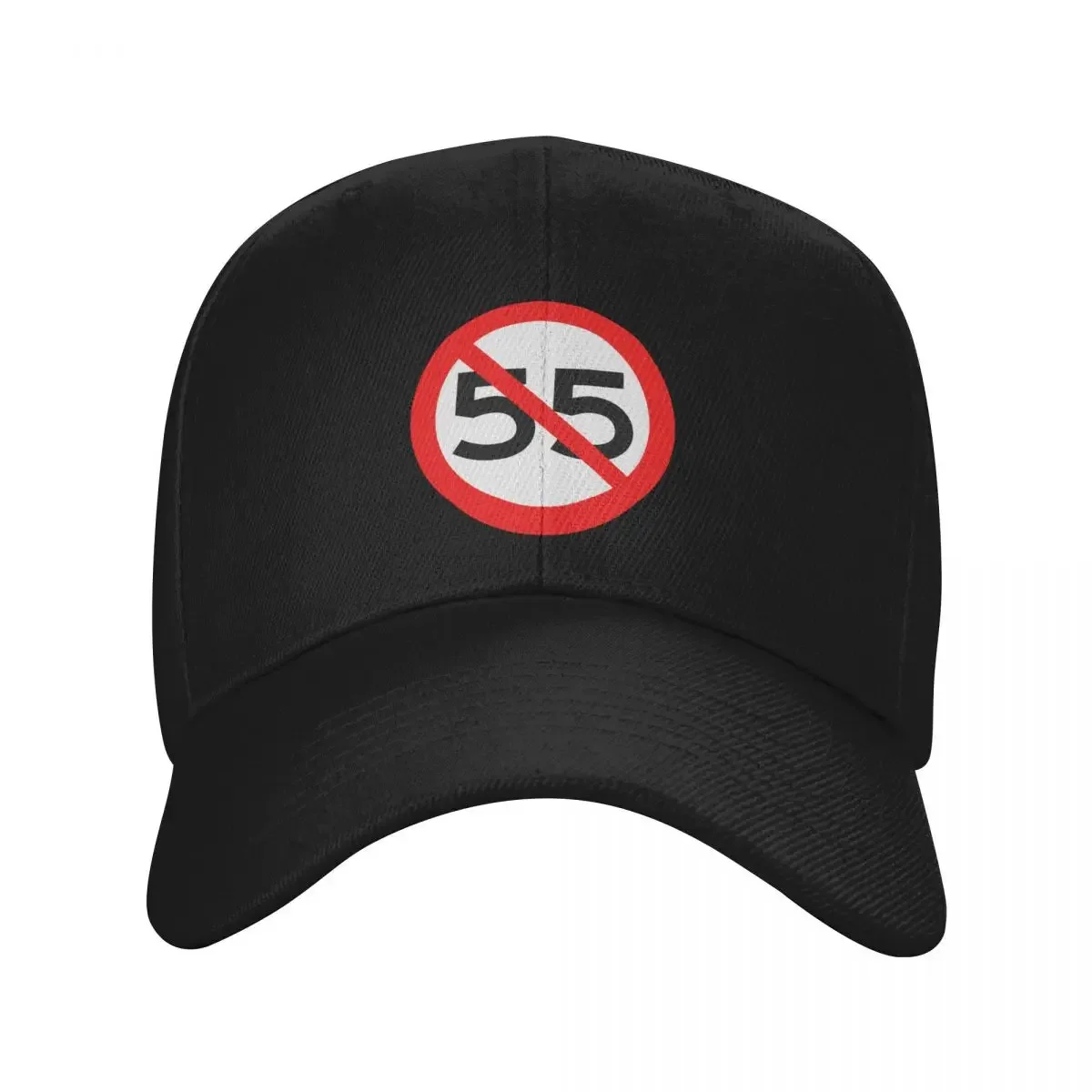 NO 55 mph Speed Limit Baseball Cap Bobble Hat hats for men custom Hat Sunscreen Women Men's