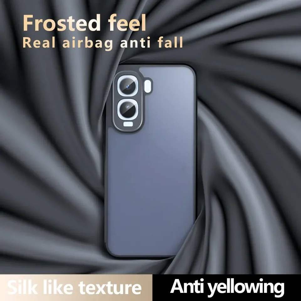 Funda para iQOO Z11 Global, PC Duro Transparente y TPU Suave de Protección 3