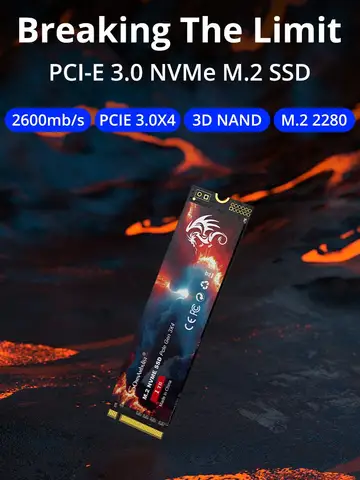 SomnAmbulist SSD M2 NVME 128GB 256GB 512GB 1TB SSD M.2 2280 PCIe 3.0 Internal Solid State Drive For Laptop Desktop Game Console