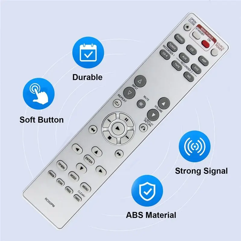 Replacement RC002PM Remote Control For Marantz PM6002 PM6002/N1S PM6002/N1B Amplifier