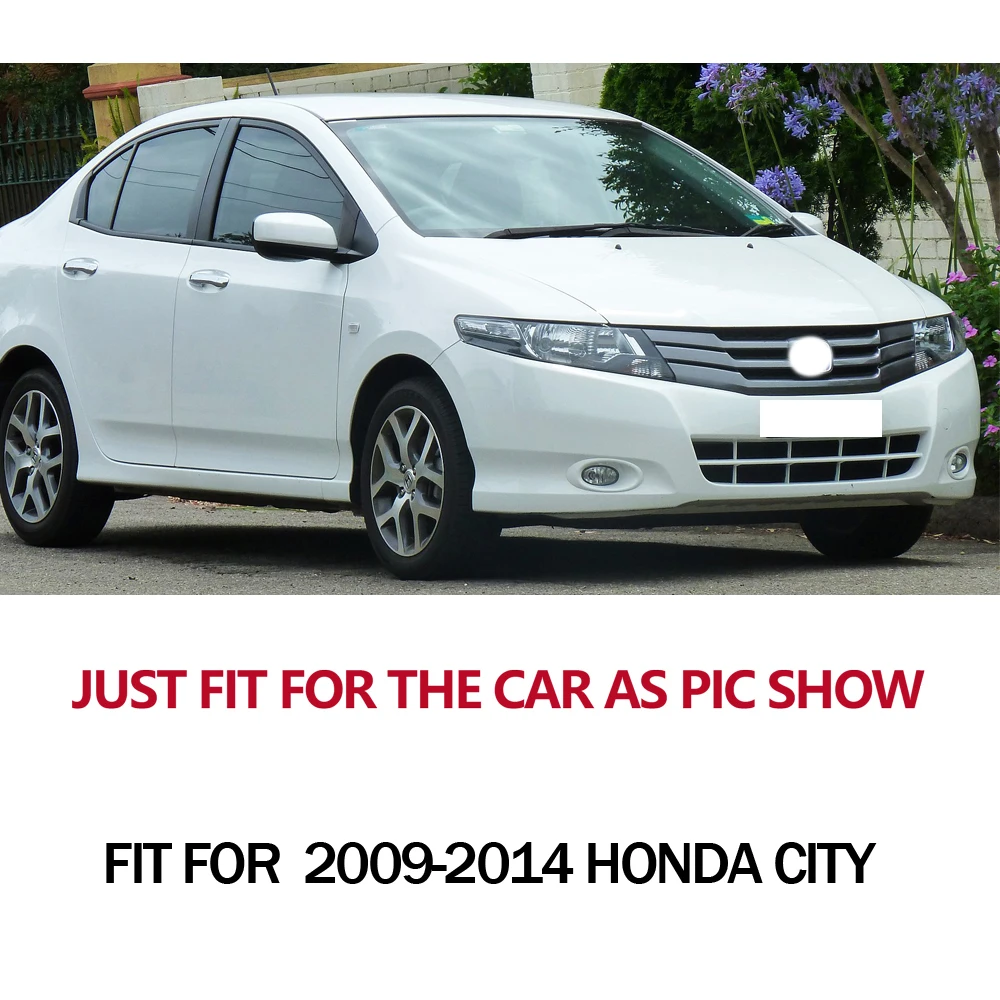 4 PCS Car Mud Flaps Fits For Honda city 2009-2014 Mudguard Splash Guards Fender Mudflaps Auto 75810-tmo-g00 YC101063