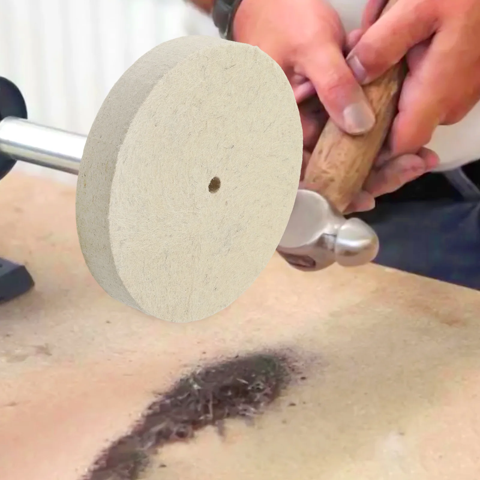 

150*25*10mm Grinding Disc Wood Polishing Anti-clogging Properties Density Soft To Medium Diameter 150mm For DIY Users