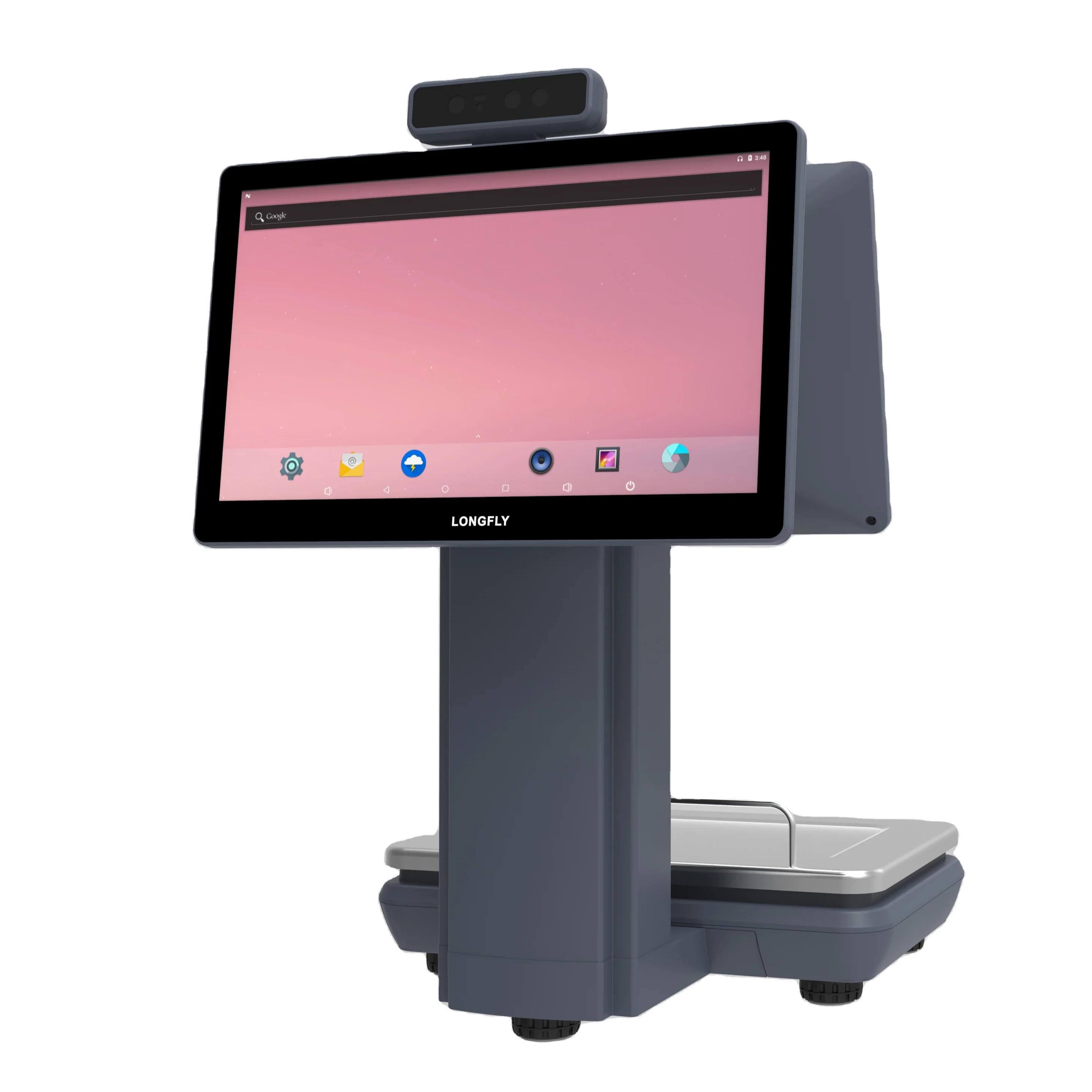 

LongFly AI Recognition Scale with 80mm Thermal Printer OIML Certification Integrated POS System Touch Screen Scale
