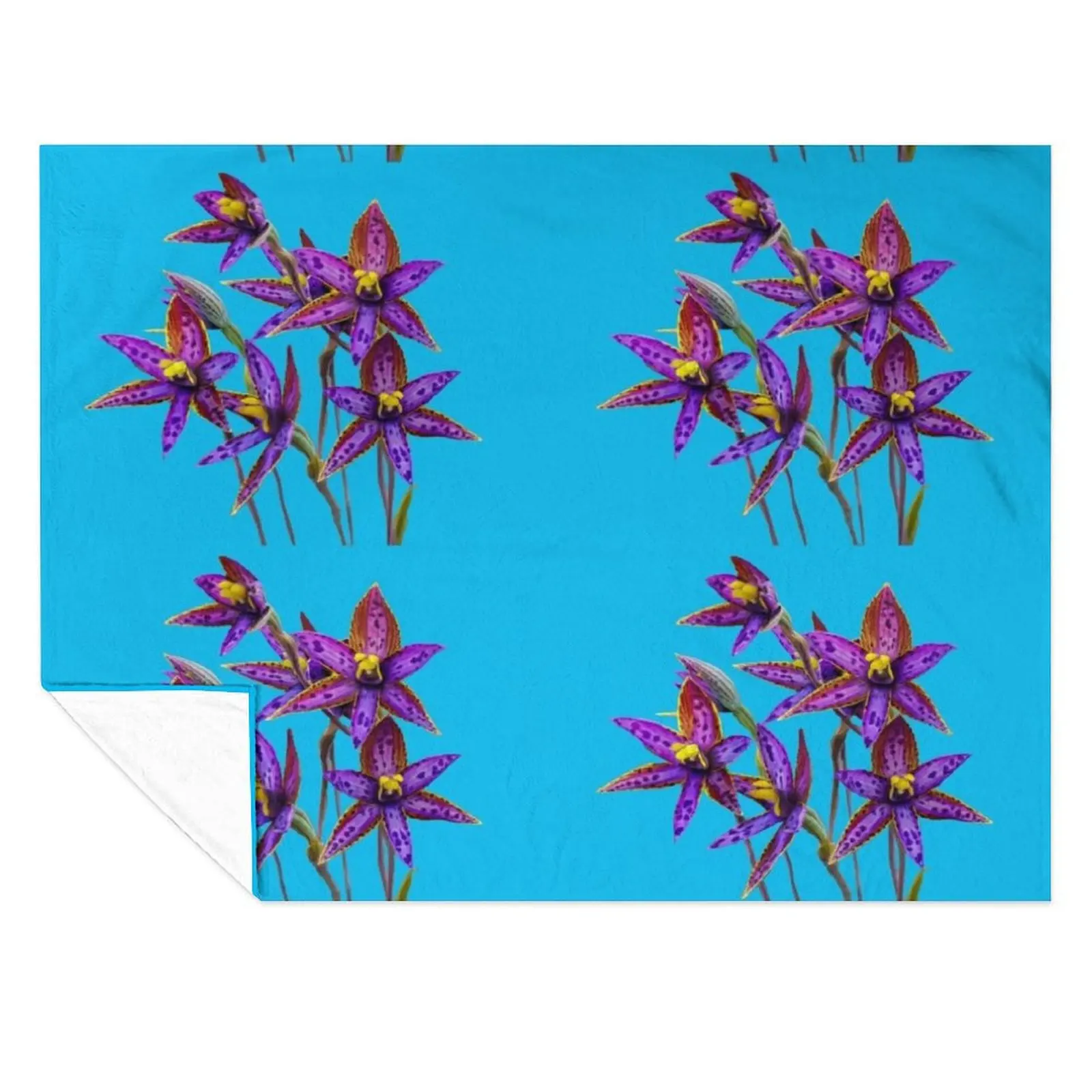 

Queen of Sheba boquet Throw Blanket Flannel Soft Beds Decorative Beds Blankets