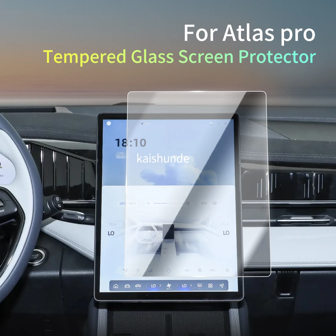 

Car Stickers Meters Protector For24 Ford Atlas proTempered Glass Protective Film Display Navigation Vehicle