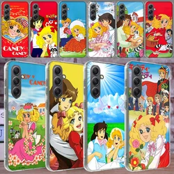 Anime Candy Candy Phone Case For Samsung A17 A56 A55 A35 A36 A26 A25 A15 A16 Galaxy Note 20 10 9 8 A70 A50 A40 A30 A20E A71 A51
