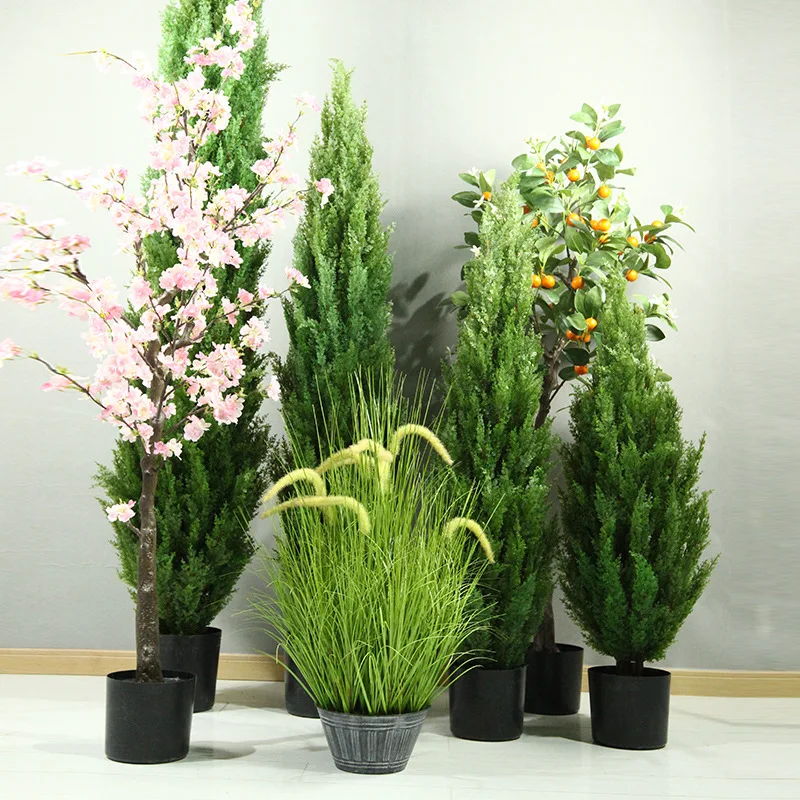 Imagem -02 - Livre Resistente uv Potted Artificial Pin Tree Paisagismo Podocarpus Bonsai Falsificado Atacado O-x582 ao ar