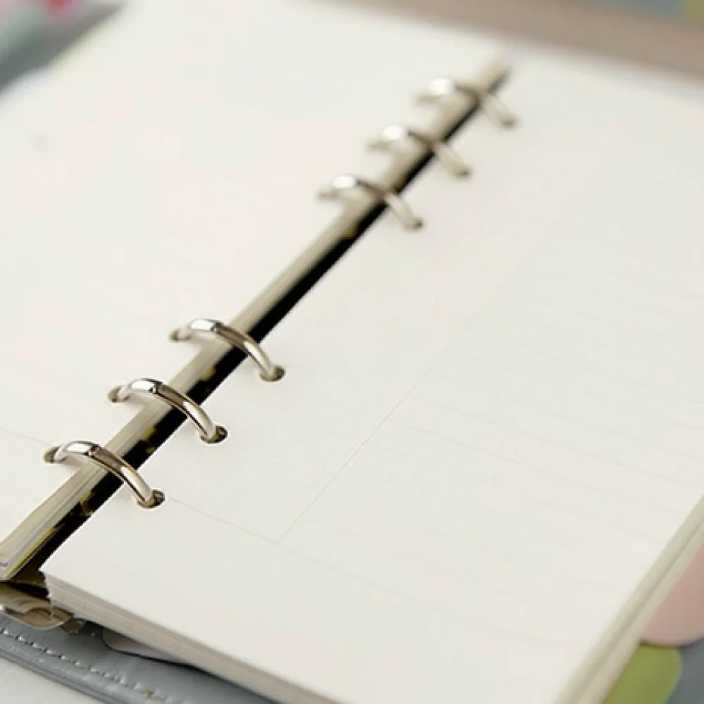 6 Hole Loose Leaf Paper For A5 A6 A7 M5 Planner Notebook 100g Thick Insert Stationery School Office Journal Sheets