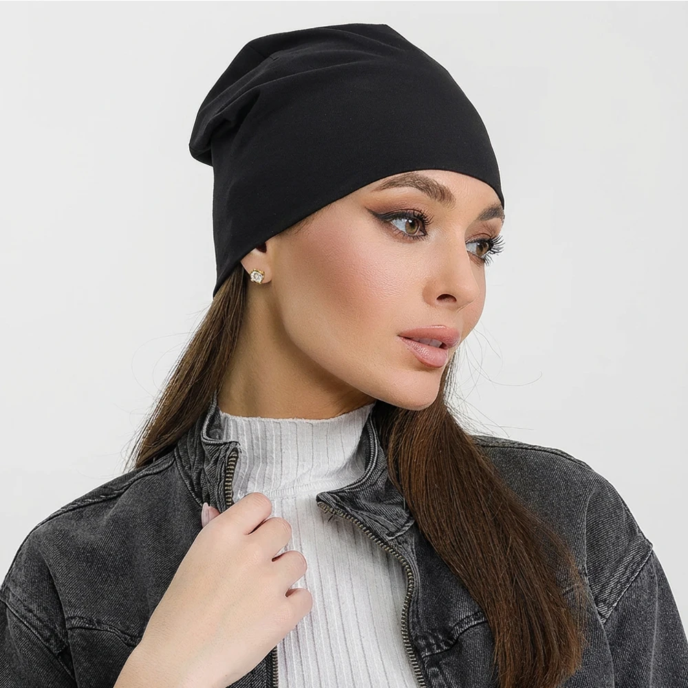 Weiche, leichte, schweißableitende Beanie-Mütze für Damen und Herren, Frühling, Sommer, Outdoor, Yoga, Laufen, Gehen, Workout, Sport – Detail 1