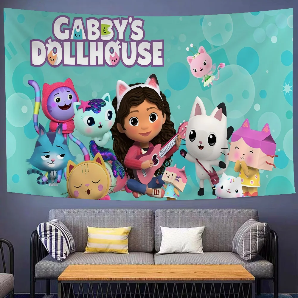 

Cartoon Rugs Gabbys Dollhouse DIY Wall Tapestry For Living Room Home Dorm Decor Wall Art Decor