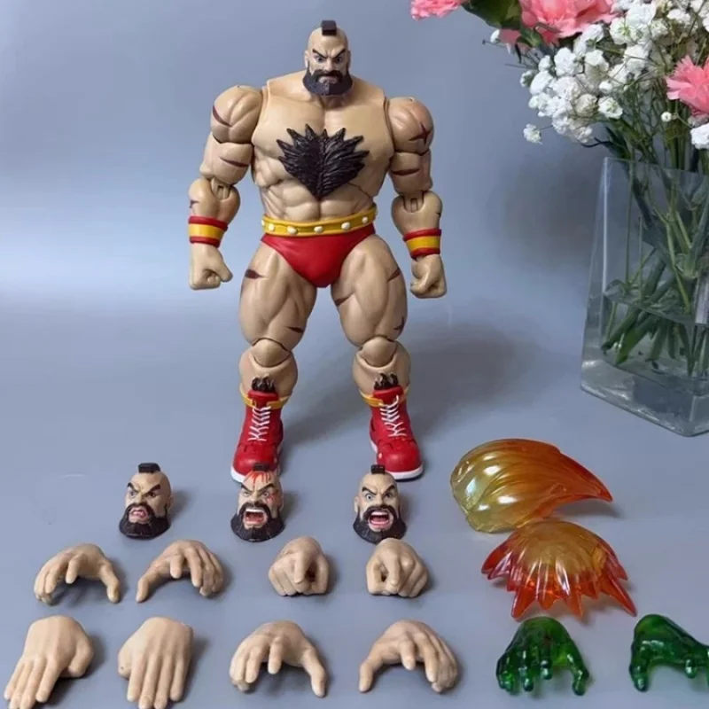 

Street Fighter Ii Zangief Action Figurine Storm Toys Figure Zangief Model Collection Desktop Decoration Doll Birthday Gifts