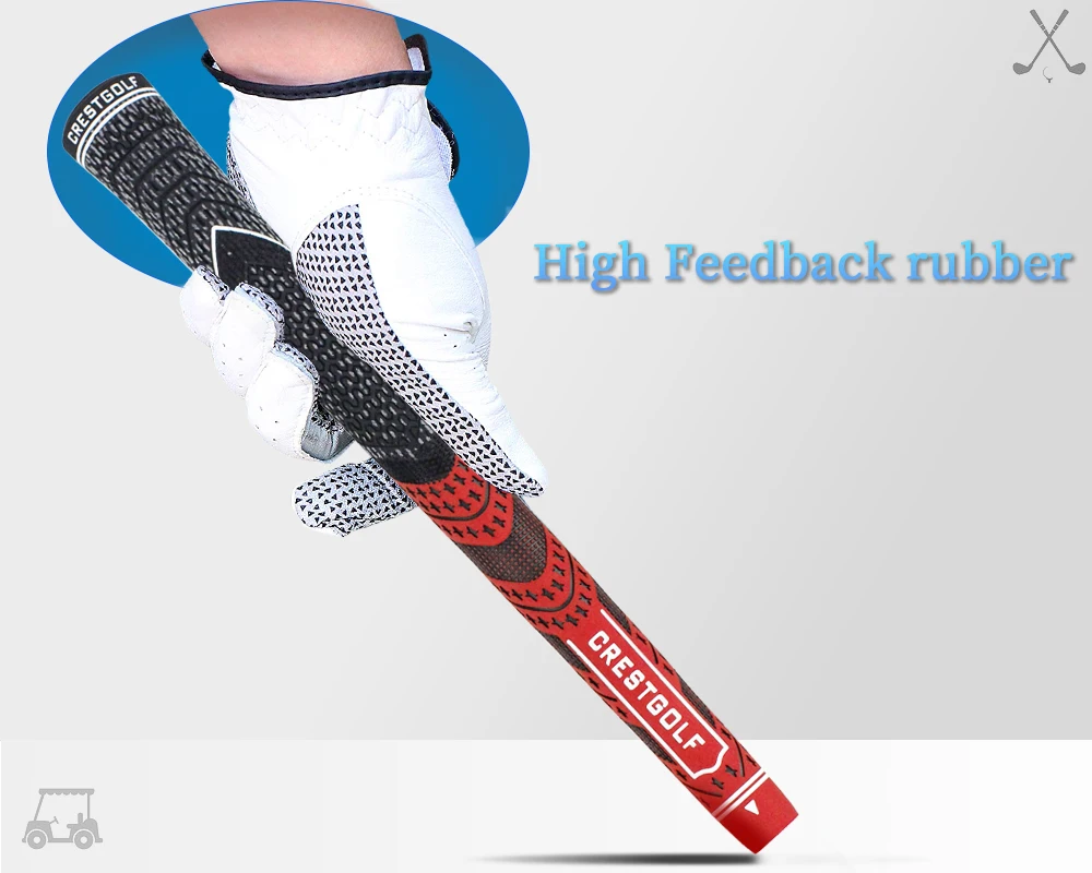 10 sztuk / zestaw uchwytów golfowych Standardowy rozmiar Wielozłożone chwyty do kijów golfowych 8 kolorów Wysoka stabilność Występ na każdą pogodę — zdjęcie 5