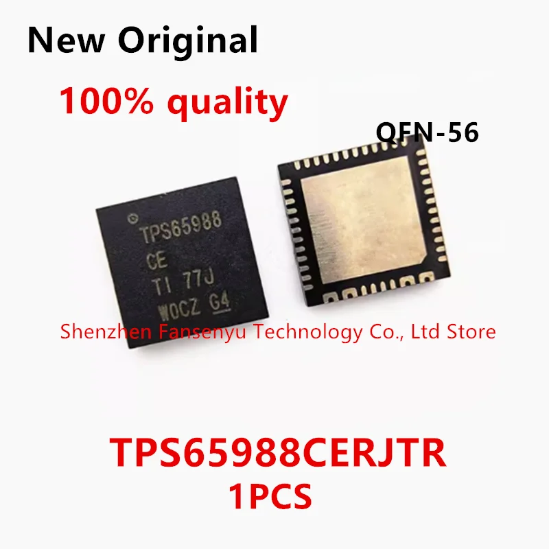 (1piece) 100% New TPS65988CERJTR TPS65988CE TPS65988 TPS65988-CE PTPS65988CE QFN-56 Chipset