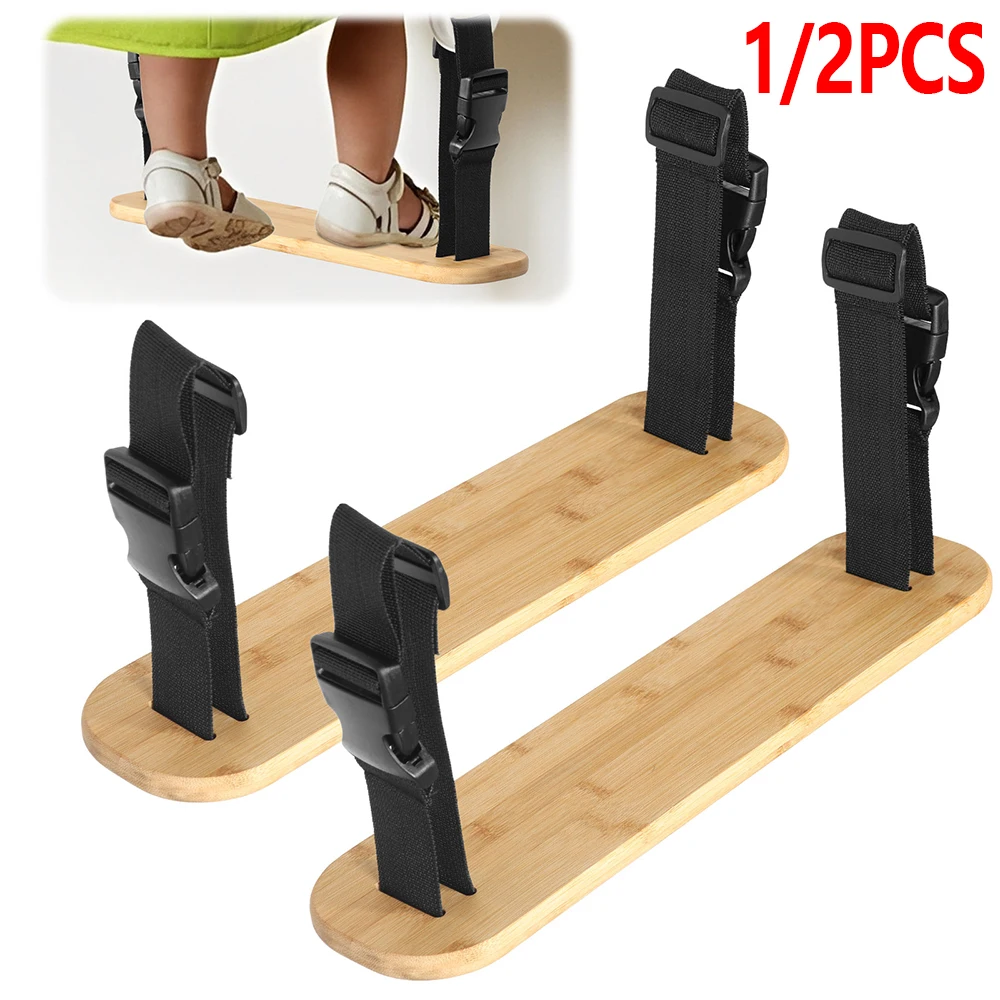 1/2 Stück Bambus-Fußstütze für Babys, hölzerne, verstellbare Fußstütze, kompatibel mit Fast Table Chair, Hochstuhl-Zubehör, Kinder- und Babyartikel
