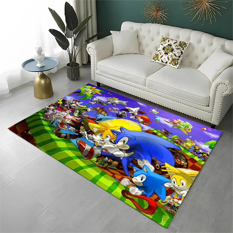 Kids Outdoor Flooring - Tapis classique antidérapant S-Sonic Cartoon pour