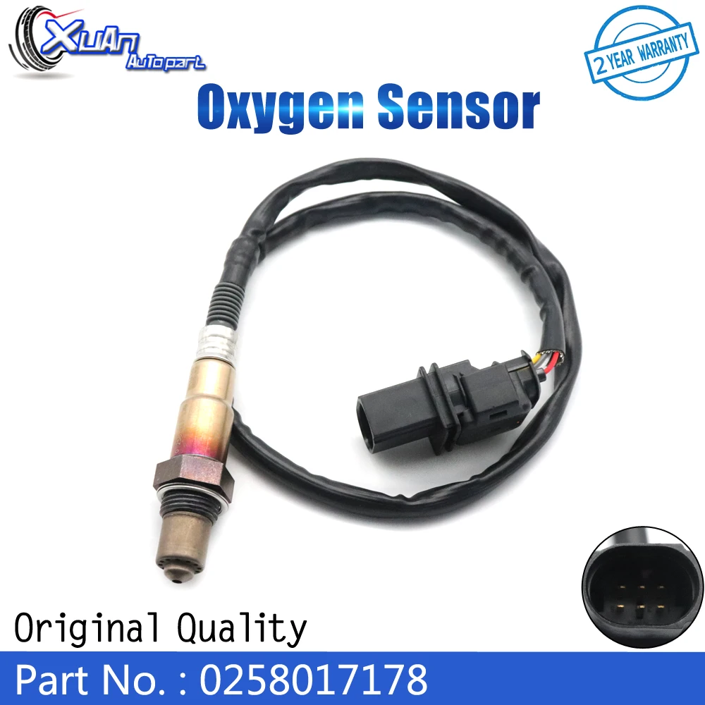 

XUAN Air Fuel Ratio Lambda Oxygen O2 Sensor 0258017178 For Audi A1 A3 A5 Q8 for Volkswagen AMAROK BEETLE Golf Passat Touran