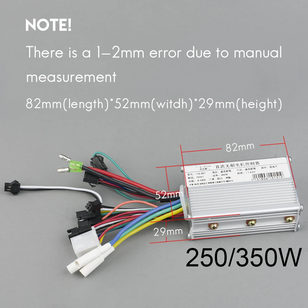 24v/36v/48v 250W 350W 500w Electric Bike Brushless Motor Controller with LCD Display Electric Bicycle Scooter E-bike Parts