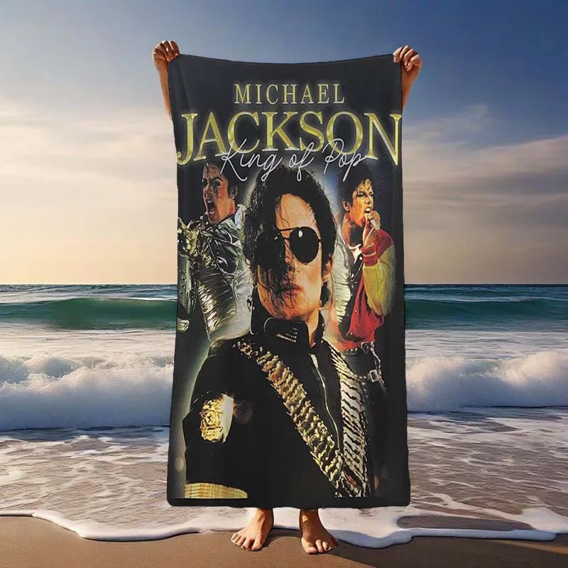 1pc H-Hardcore F-Flame Chain Skull Beach Towel Microfiber Quick Dark Bath Towel For Pool Beach Travel Hardcore Music Fans Gift