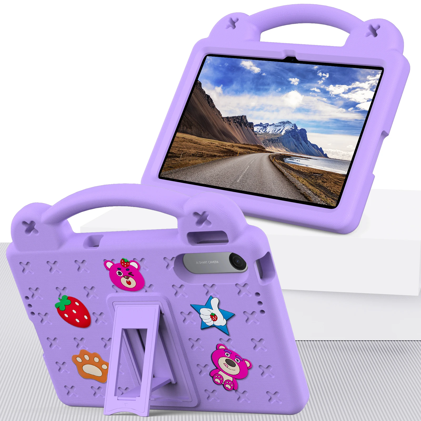 Soft EVA Protective Cover with Rear Bracket, Suitable for Redmi Pad 2 9.7