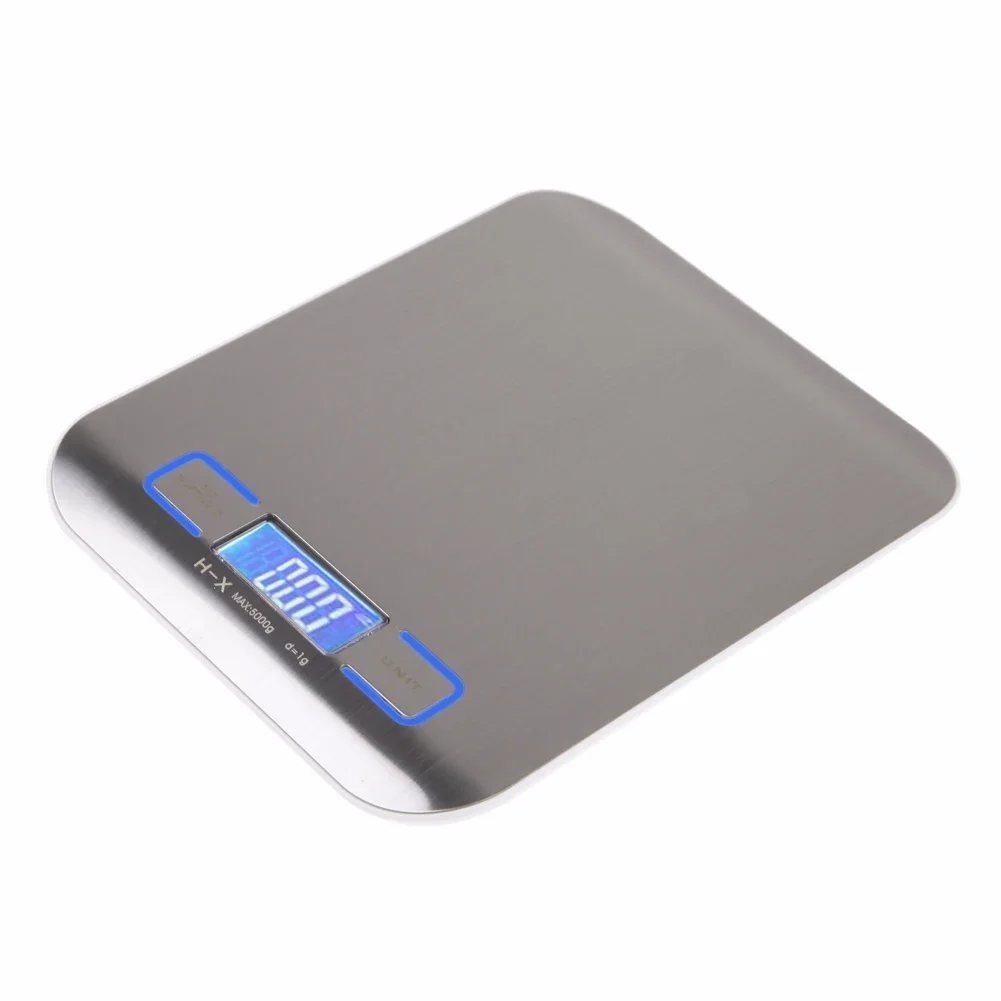 5000g/1g Digital Multi-function Food Kitchen Scale Postal Food Balance Measuring Weight Kitchen LED Electronic Scales