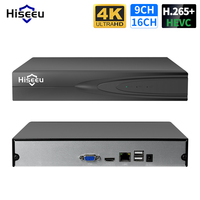 Hiseeu 8CH 16CH 32CH CCTV NVR H.265+ HEVC 4K 8MP 5MP 4MP 3MP 2MP IP Network Video Recorder For Surveillance Camera System Kit