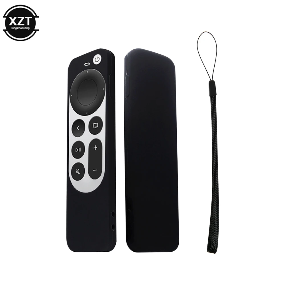 Silicone Remote Case For Apple TV Siri Remote 4K 2021 Remote Control Silicone Protective Cover Set-top Box Protective Case