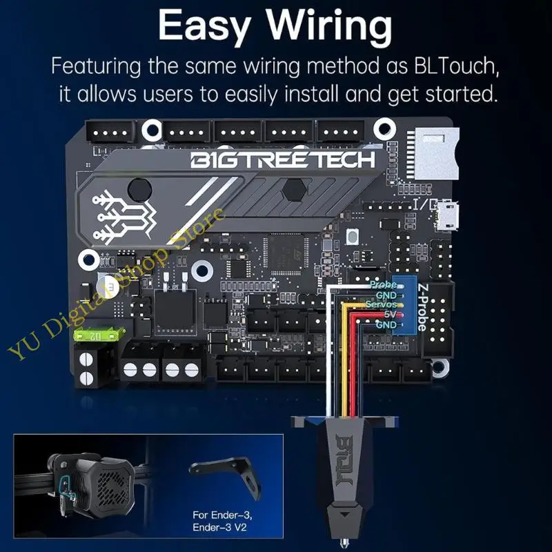 

96BA SKR Mini E3V3.0 Плата SilentControl с TMC2209 UART модернизированным 32 -битным 3D -принтером