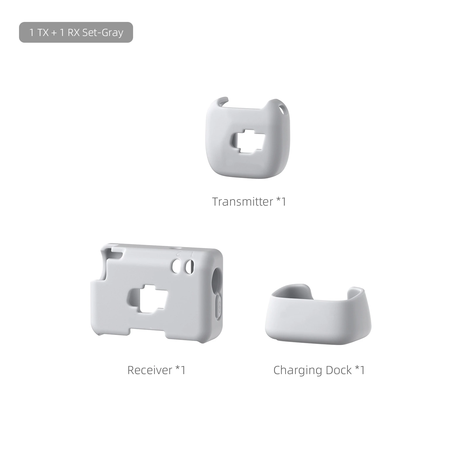 

For DJI Mic Mini Silicone Case Microphone Charging Compartment Protective Case Accessories