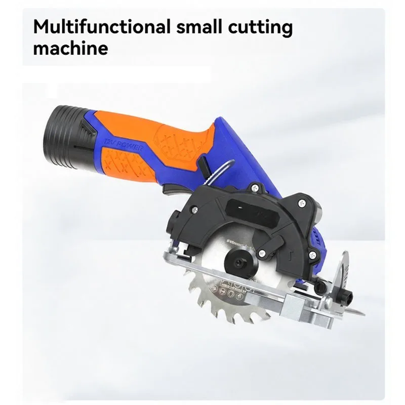‌12V Lithium Battery Mini Circular Saw One-Hand Operation Precise Cutting Tool For Woodworking Stone Home Decoration