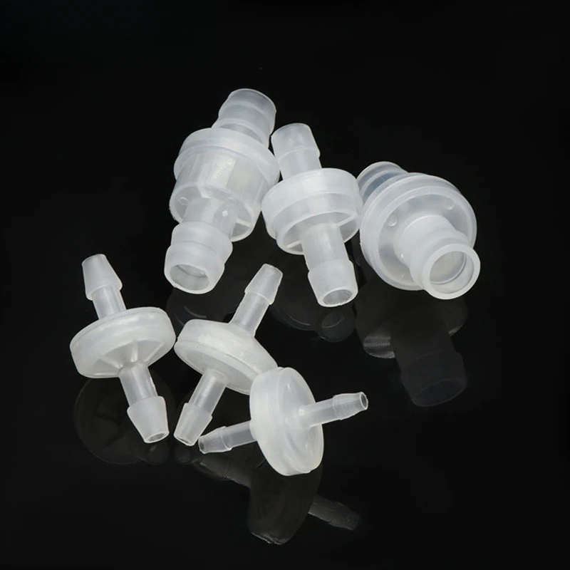 3/4/6/8/10/12mm Plastic Check Valve One-Way Non-Return Pagoda Inline Fluids Connector Fuel Gas Liquid Ozone-Resistant Water Stop