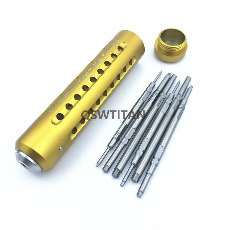 Bone Screw Drivers Hex Screwdrivers Star Screw Drivers Quick Coupling Handle Orthopedic Surgical Instrument