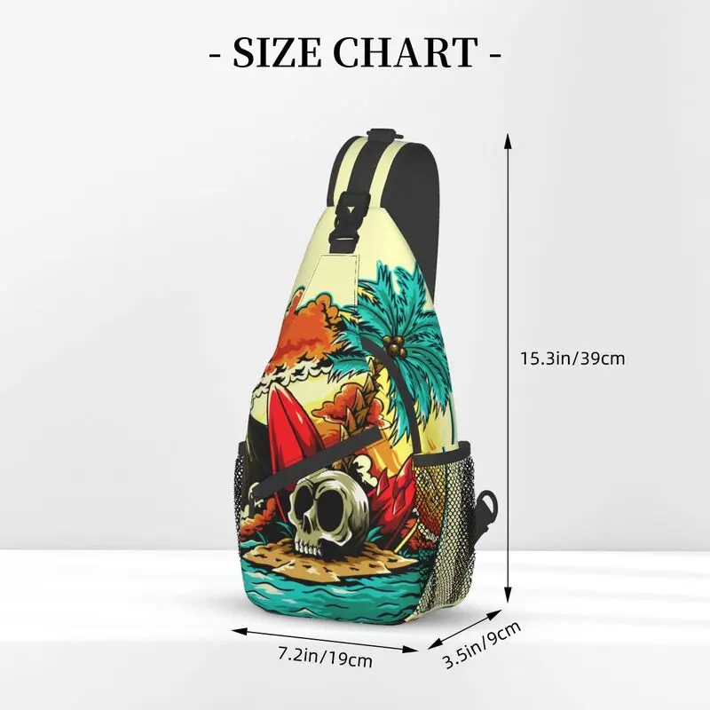 Mochila De verano personalizada para hombre, bandolera de hombro para surfista, playa, senderismo