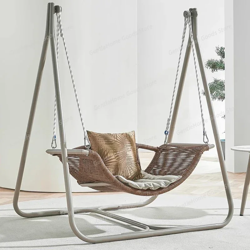 

Luxury Hammock Patio Swings Garden Terrace Lounger Suspended Street Patio Swing Shaking Rocking Outdoor Furniture Columpiar