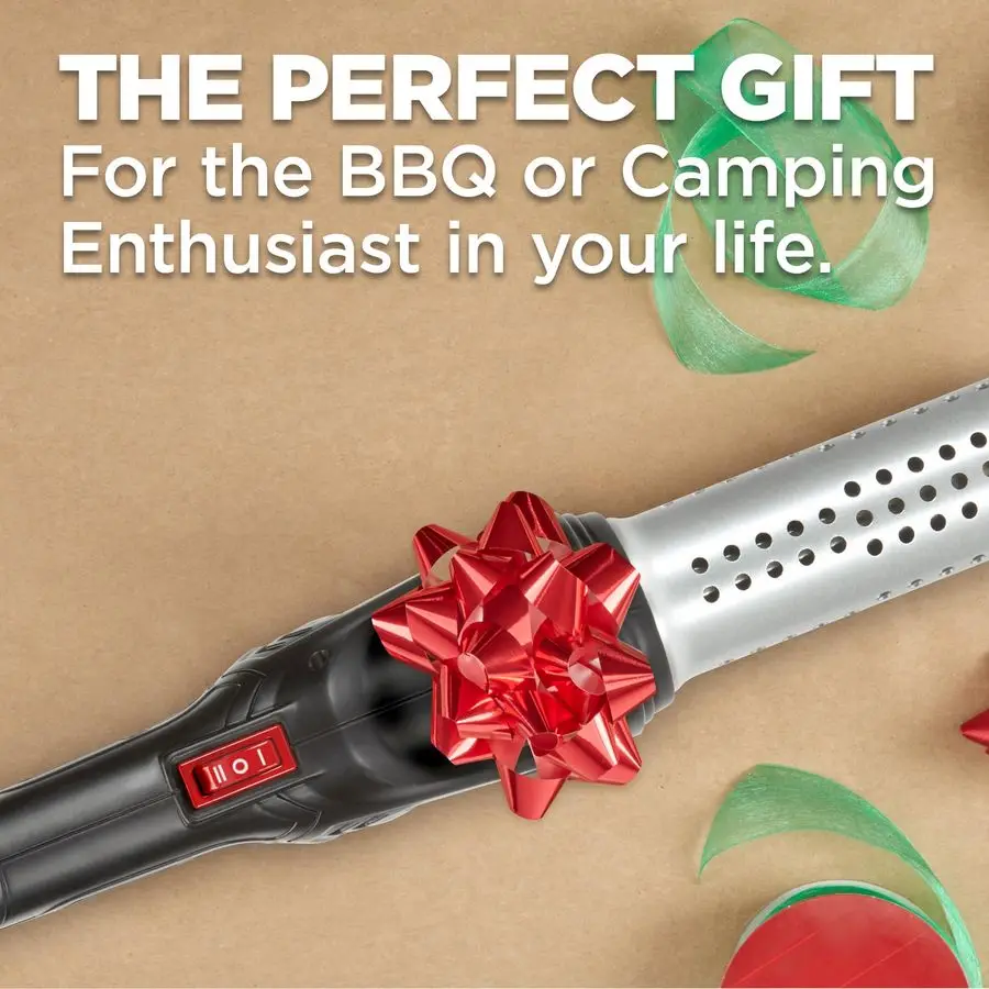 ElectroTorch C900085 Fire Starter، مشغل وولاعة الفحم، مدخن الشواء، مشغل الشواية، هواء ساخن خالٍ من المواد الكيميائية مع BuiltI