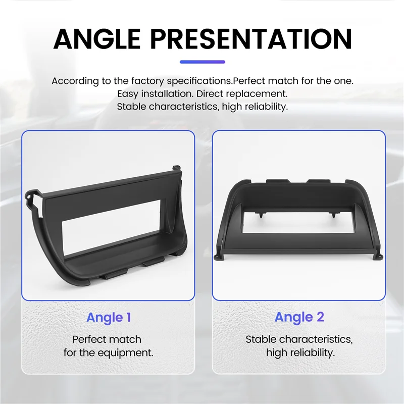 إطار لوحة راديو السيارة المتين والمفرد Din مناسب لسيارة جاكوار XJ XJR 1997-2003