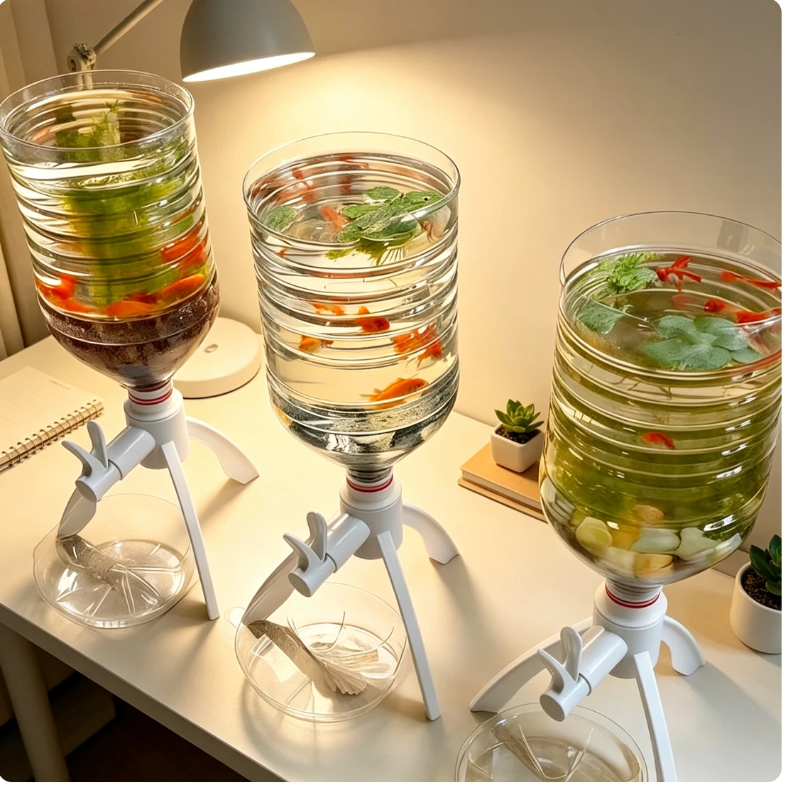 Aquarium Plant Holder - DIY Aquarium Water Cycling Fish Tank