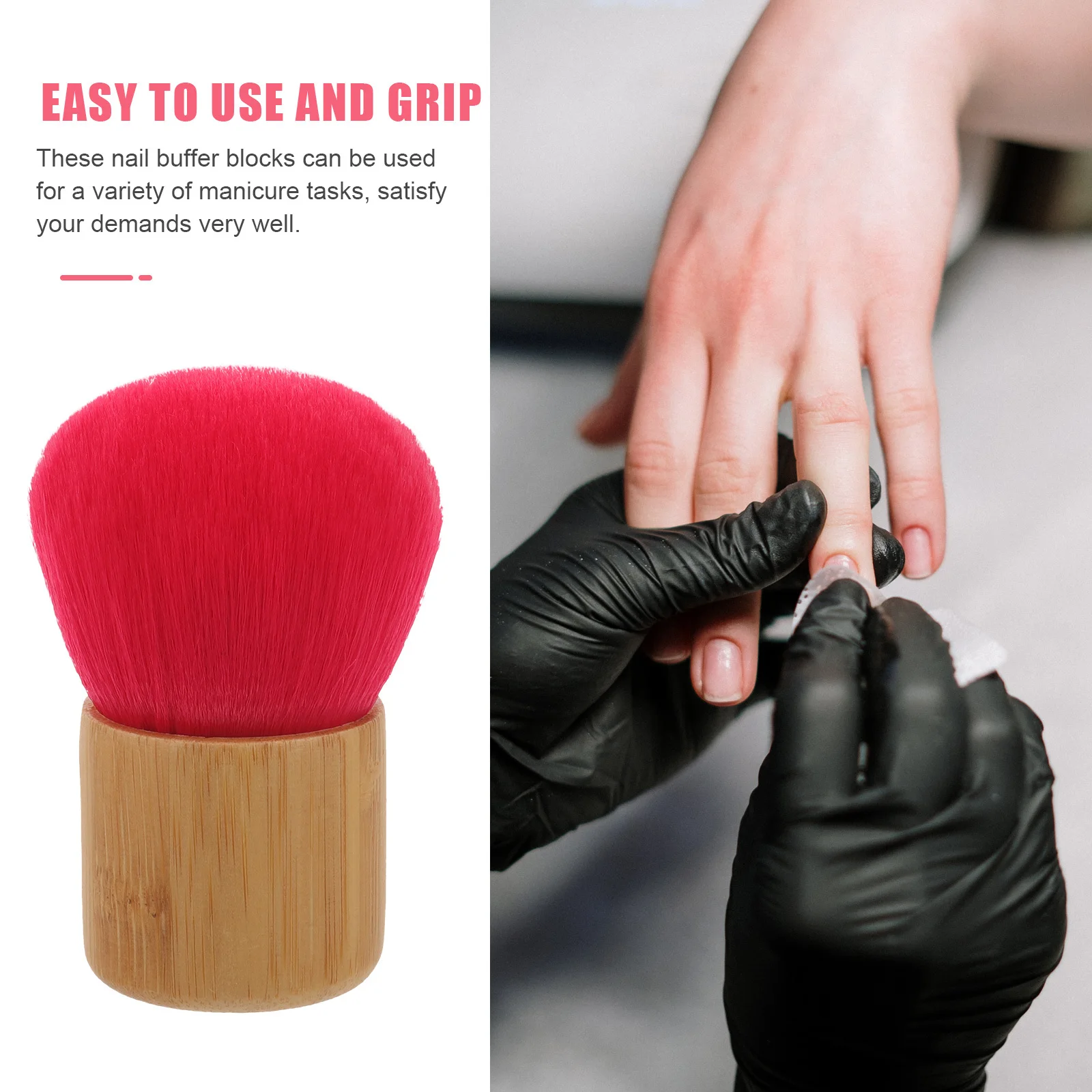 Pennello per cipria in polvere Pennello per trucco morbido in fibra sintetica per la impostazione del viso Strumenti da viaggio per fard Kit professionale per fard