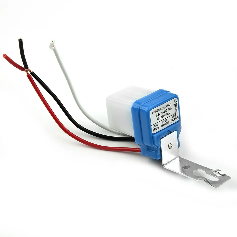 1pc Photo Controller AC 220V 10A Automatic Street Light Switch Street Light Sensor Lighting Accessories And Parts
