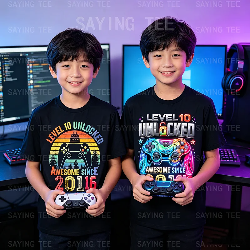 2016年からレベル10をクリアしたビデオゲーマー向けの素晴 - Esports Gaming Shirts のレビューと価格