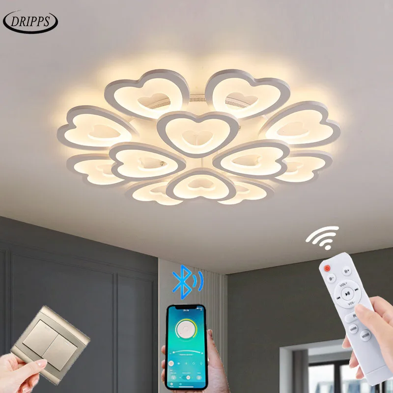 

Modern Living Room Ceiling Light LED Bedroom Ceiling Chandelier Restaurant Hotel Acrylic Ceiling lamp Villa Indoor Lighting lamp